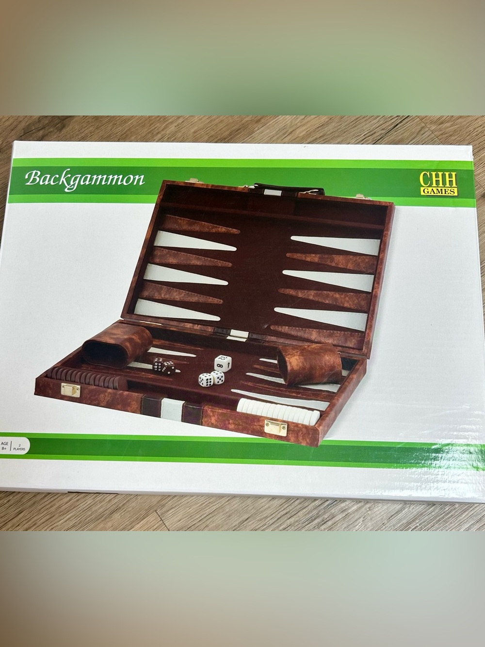 NEW CHH Games Travel Backgammon Board Game Carry Case 11'' x 15''